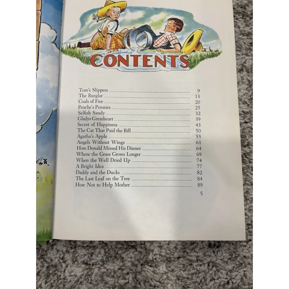 Uncle Arthur's Bedtime Stories Volume 3 Childrens Reading Vintage 1964 Hardcover